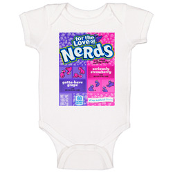 Nerds Tangy Fruit Flavored Popular Candy Baby One Piece Nerds Tangy Fruit Flavored Popular Candy Baby One Piece
