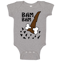 Bam Bam Rubble Suit Halloween Costume Baby One Piece