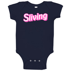 Sliving Slaying And Living Paris Hilton Word Funny Baby One Piece Sliving Slaying And Living Paris Hilton Word Funny Baby One Piece