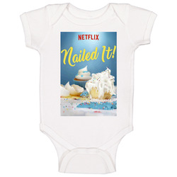 Netflix Nailed It Food Tv Series Foodie Fan Baby One Piece Netflix Nailed It Food Tv Series Foodie Fan Baby One Piece