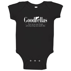 Goodfellas Title Retro 90s Movie Fan Baby One Piece Goodfellas Title Retro 90s Movie Fan Baby One Piece
