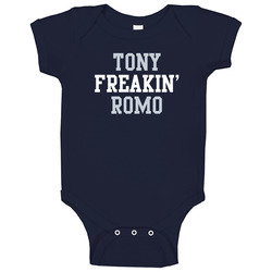Tony Freakin' Romo Dallas Football Player Cool Fan Baby One Piece Tony Freakin' Romo Dallas Football Player Cool Fan Baby One Piece