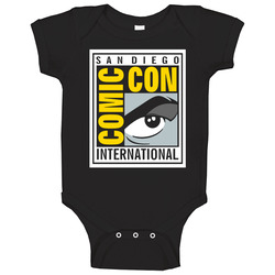 Comic Con San Diego 2010 Black Baby One Piece Comic Con San Diego 2010 Black Baby One Piece