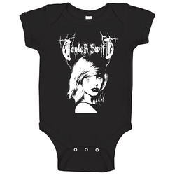 Taylor Swift Metal Mash Up Band Women Baby One Piece Taylor Swift Metal Mash Up Band Women Baby One Piece
