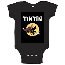 Herge Les Aventures De Tintin Baby One Piece