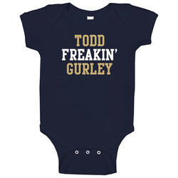 Todd Freakin' Gurley St Louis Football Player Cool Fan Baby One Piece Todd Freakin' Gurley St Louis Football Player Cool Fan Baby One Piece