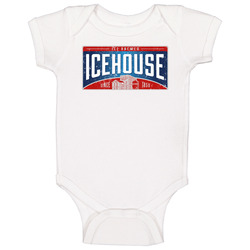 Icehouse Beer Retro Vintage Look Label Baby One Piece Icehouse Beer Retro Vintage Look Label Baby One Piece