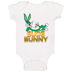 Buds Bunny Stoner Pot Weed Smoke Looney Tunes Parody Baby One Piece