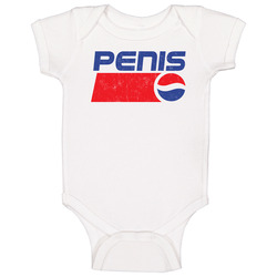 Penis Pepsi Logo Parody Funny Soda Baby One Piece Penis Pepsi Logo Parody Funny Soda Baby One Piece