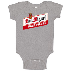 San Miguel Pale Pilsener Southeast Philippines Fan Baby One Piece San Miguel Pale Pilsener Southeast Philippines Fan Baby One Piece