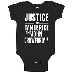 Andrew Hawkins Protest Justice For Tamir Rice And John Crawford Baby One Piece