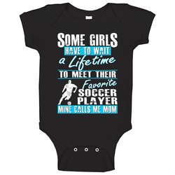 My Child is My Favorite Player Soccer Mom T Shirt - Gift for Mom Baby One Piece My Child is My Favorite Player Soccer Mom T Shirt - Gift for Mom Baby One Piece