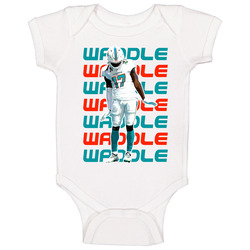 Jaylen Waddle Touch Down Celebration Baby One Piece Jaylen Waddle Touch Down Celebration Baby One Piece