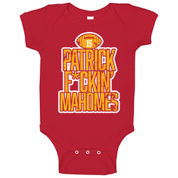 Patrick Mahomes Fcking Kc Kansas City Football Player Fan Baby One Piece Patrick Mahomes Fcking Kc Kansas City Football Player Fan Baby One Piece