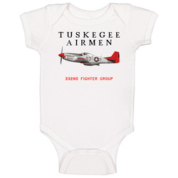 Red Tails Tuskegee Airmen 332nd Fighter Group Logo World War Movie Baby One Piece Red Tails Tuskegee Airmen 332nd Fighter Group Logo World War Movie Baby One Piece
