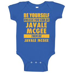 Be Yourself Unless You Can Be Javale Mcgee Golden State Basketball Baby One Piece Be Yourself Unless You Can Be Javale Mcgee Golden State Basketball Baby One Piece