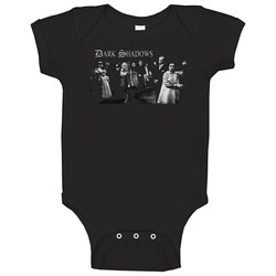 Dark Shadows Horror Cult Tv Show Black Baby One Piece Dark Shadows Horror Cult Tv Show Black Baby One Piece