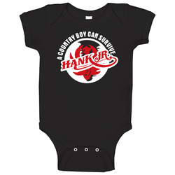 Hank Williams Jr Western Guitar Music Baby One Piece Hank Williams Jr Western Guitar Music Baby One Piece