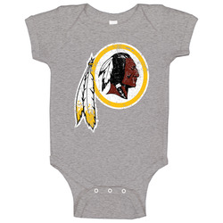 Washington Redskins Distressed Baby One Piece Washington Redskins Distressed Baby One Piece