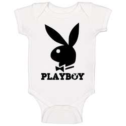 Playboy Bunny Logo Rip Hugh Hefner Baby One Piece Playboy Bunny Logo Rip Hugh Hefner Baby One Piece