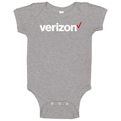 Verizon Nasdaq Company Logo Employee Fan Cool Baby One Piece