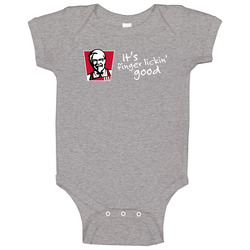 It's Finger Lickin' Good Kfc Most Memorable Ad Slogan Baby One Piece It's Finger Lickin' Good Kfc Most Memorable Ad Slogan Baby One Piece