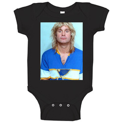 Ozzy Osbourne Mugshot Musician Rockstart Fan Baby One Piece Ozzy Osbourne Mugshot Musician Rockstart Fan Baby One Piece