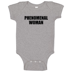 Phenomenal Woman Baby One Piece