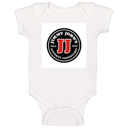 Jimmy John's American Favourite Food Holiday Ornament Baby One Piece Jimmy John's American Favourite Food Holiday Ornament Baby One Piece