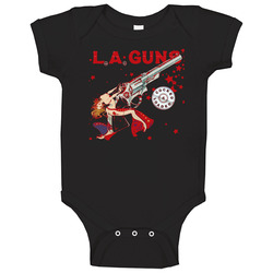 La Guns Cocked And Loaded Baby One Piece La Guns Cocked And Loaded Baby One Piece