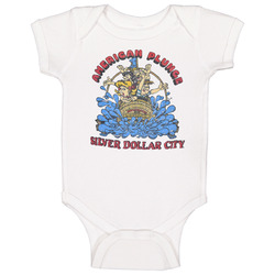 American Plunge Silver Dollar City Vintage Baby One Piece
