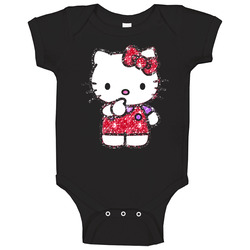 Hello Kitty Glitter Anime Kitty Cat Baby One Piece Hello Kitty Glitter Anime Kitty Cat Baby One Piece