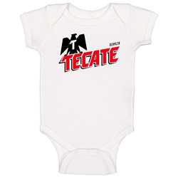 Tecate Cerveza Mexican Golden Lager Beer Lovers Baby One Piece