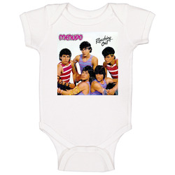 Menudo Reaching Out Retro Look Fan Baby One Piece Menudo Reaching Out Retro Look Fan Baby One Piece