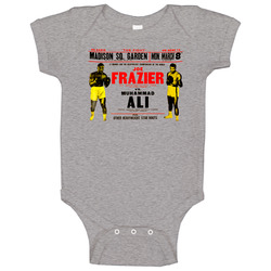 Joe Frazier Vs Muhammad Ali 1974 Baby One Piece Joe Frazier Vs Muhammad Ali 1974 Baby One Piece