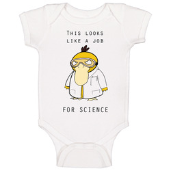 Psyduck Pokemon Job For Science Baby One Piece Psyduck Pokemon Job For Science Baby One Piece