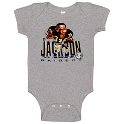 Bo Jackson Caricature Retro Football Baby One Piece Bo Jackson Caricature Retro Football Baby One Piece