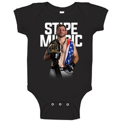 Stipe Miocic American Mma Fighter Fan Baby One Piece Stipe Miocic American Mma Fighter Fan Baby One Piece