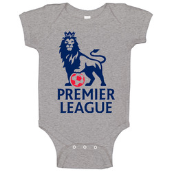 English Premier Soccer League Logo Baby One Piece