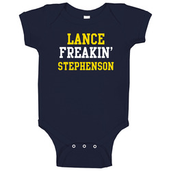 Lance Stephenson Freakin Favorite Indiana Basketball Player Fan Baby One Piece