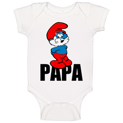 Papa Smurf Baby One Piece