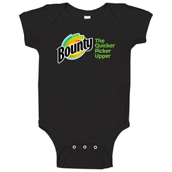The Quicker Picker Upper Bounty Most Memorable Ad Slogan Baby One Piece The Quicker Picker Upper Bounty Most Memorable Ad Slogan Baby One Piece