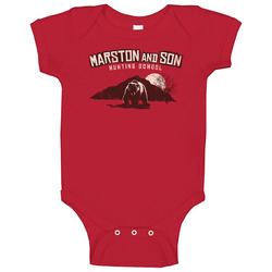 Marston And Son Hunting School Red Dead Redemption Parody Video Game Baby One Piece