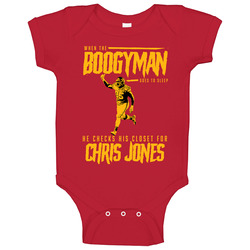 The Boogeyman Checks For Chris Jones Kansas City Chiefs Football Baby One Piece The Boogeyman Checks For Chris Jones Kansas City Chiefs Football Baby One Piece