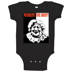 Wheres The Beef Lady Vintage Baby One Piece Wheres The Beef Lady Vintage Baby One Piece