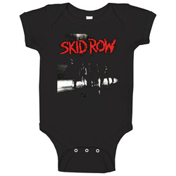 Skid Row Album Cover Rock Group Baby One Piece Skid Row Album Cover Rock Group Baby One Piece