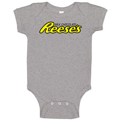 Reeses Peanut Butter Cup Chocolate Baby One Piece Reeses Peanut Butter Cup Chocolate Baby One Piece