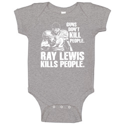 Ray Lewis Defense Baltimore Football Baby One Piece Ray Lewis Defense Baltimore Football Baby One Piece