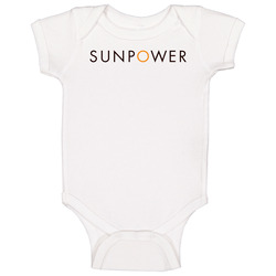 Sunpower Corporation Nasdaq Company Logo Employee Fan Baby One Piece Sunpower Corporation Nasdaq Company Logo Employee Fan Baby One Piece