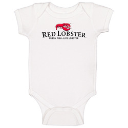 Red Lobster Favorite Fast Food Baby One Piece Red Lobster Favorite Fast Food Baby One Piece